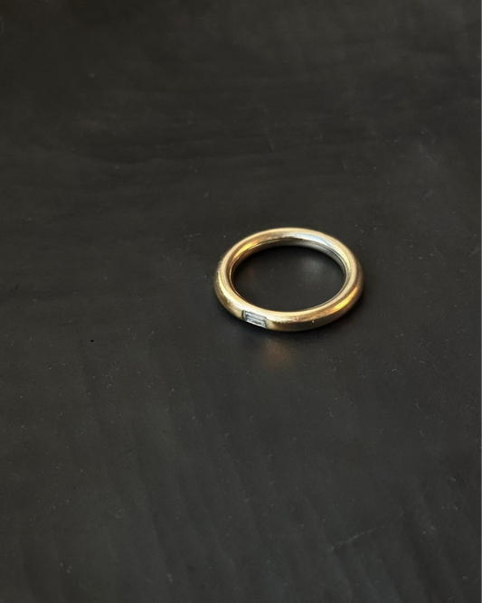 OOAK Baguette Diamond Donut Ring