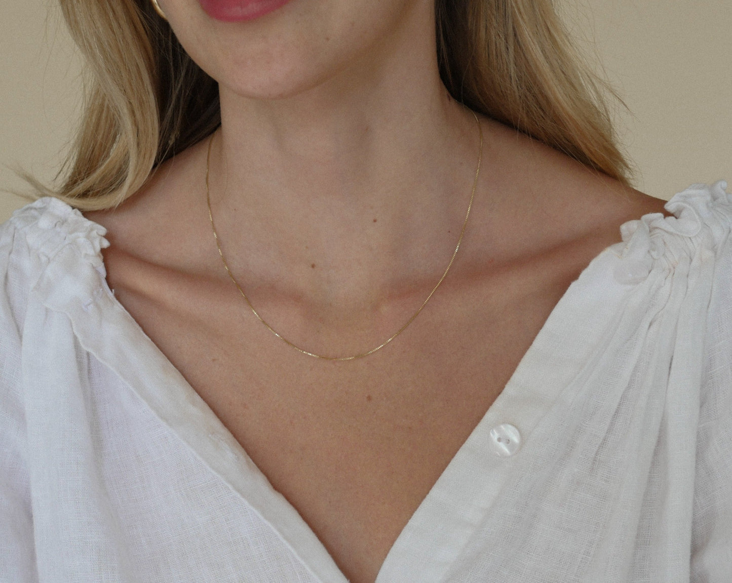 14K Box Chain