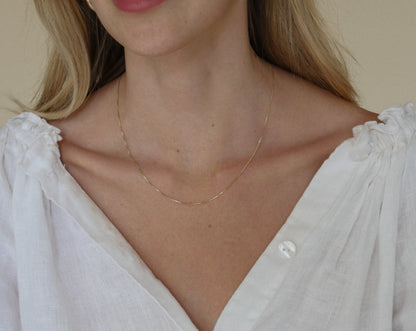 14K Box Chain