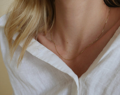14K Box Chain