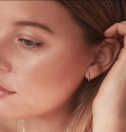12mm 14K Classic Hoops